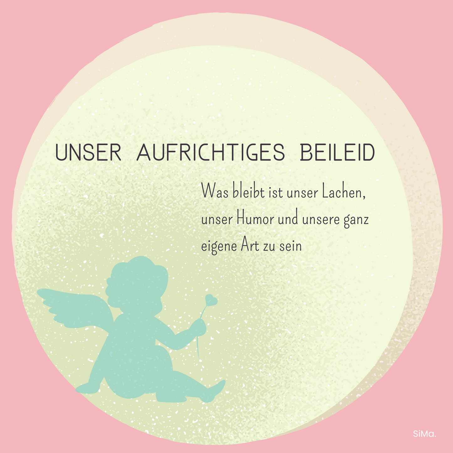 Beileid 14 - 5er Set Kartonkarten