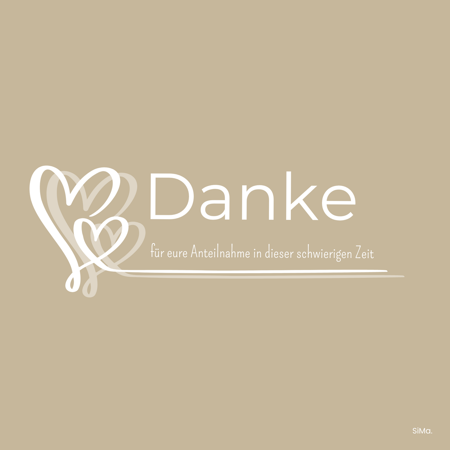 Danke 01 - 5er Set Kartonkarten