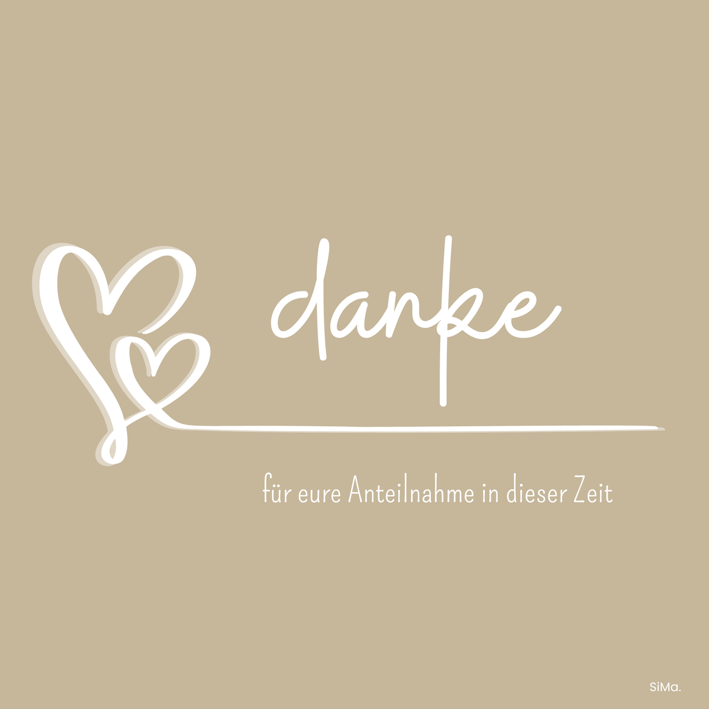 Danke 03 - 5er Set Kartonkarten