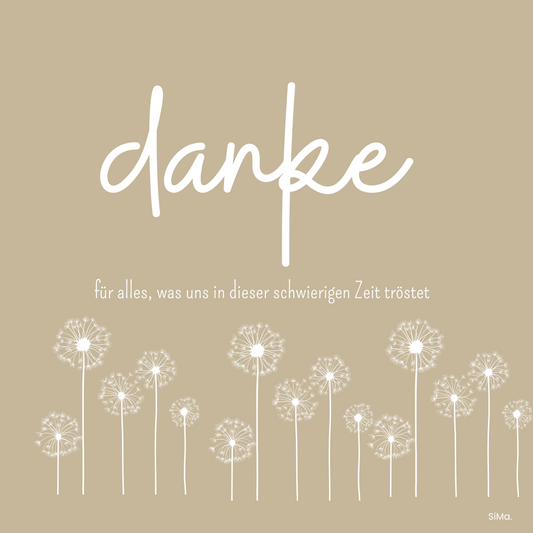 Danke 04 - 5er Set Kartonkarten