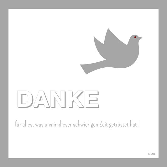 Danke 10 - 5er Set Kartonkarten