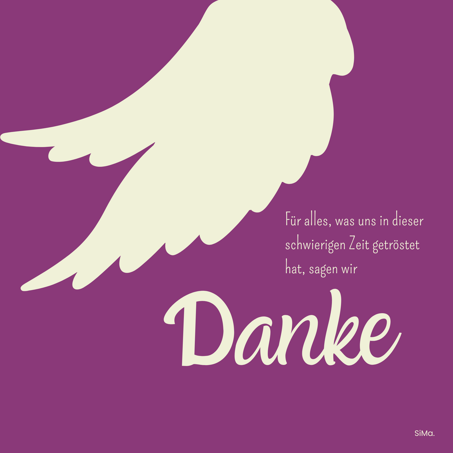 Danke 12 - 5er Set Kartonkarten