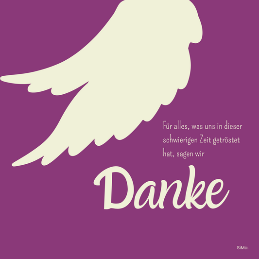 Danke 12 - 5er Set Kartonkarten