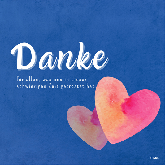 Danke 13 - 5er Set Kartonkarten