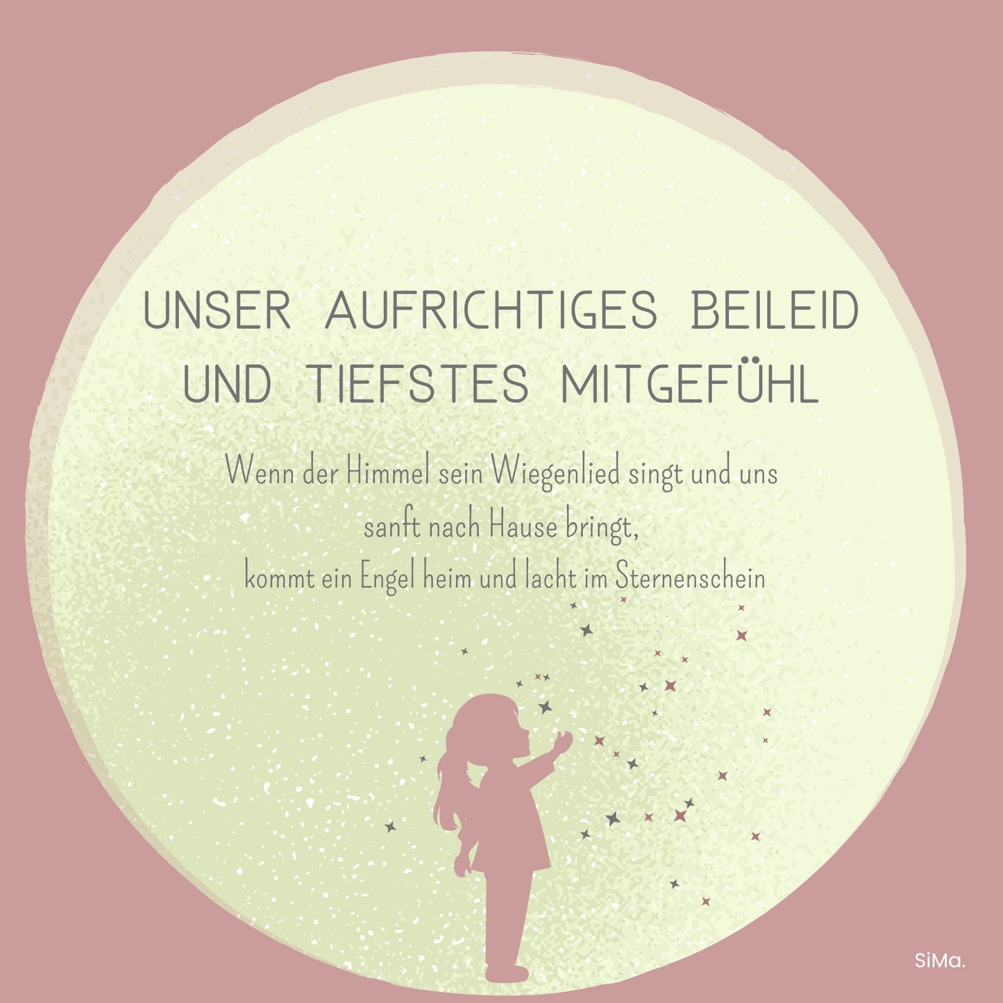 Beileid 22 - 5er Set Kartonkarten