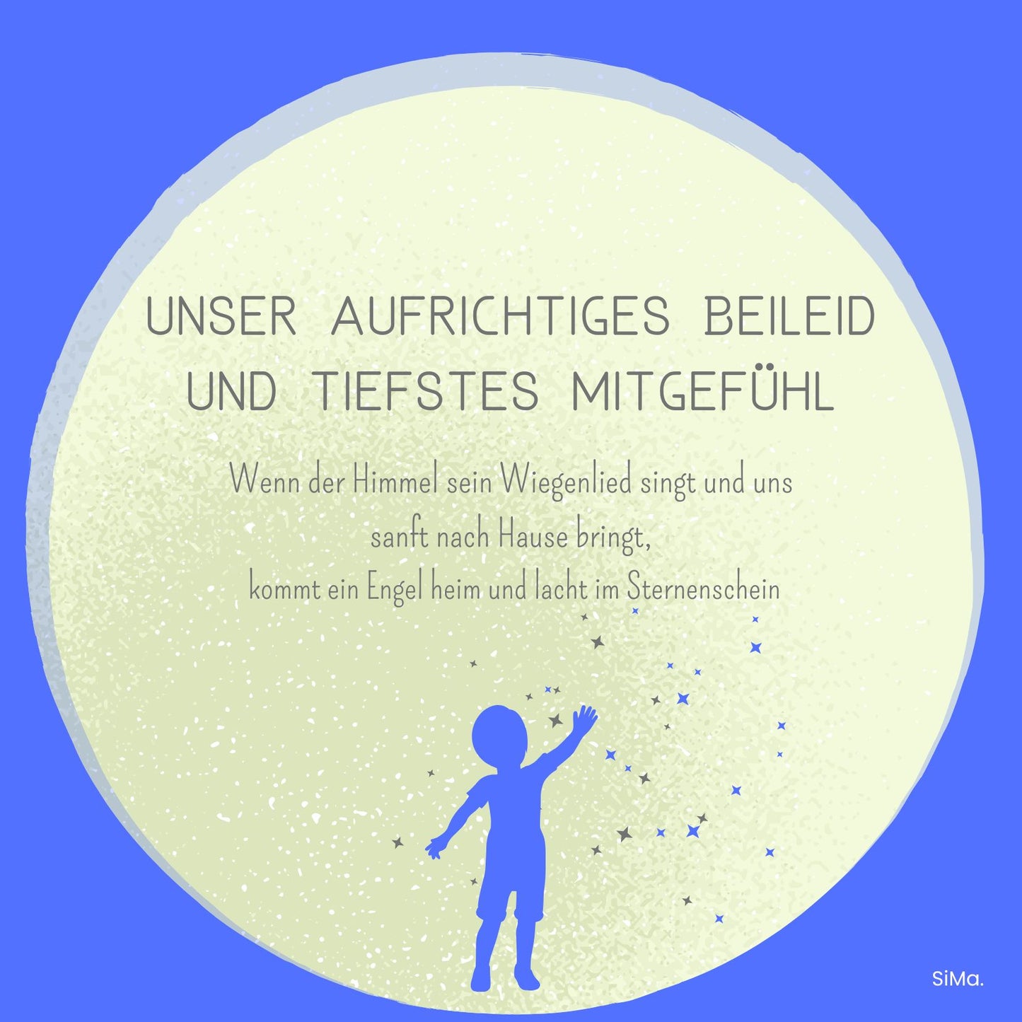 Beileid 23 - 5er Set Kartonkarten