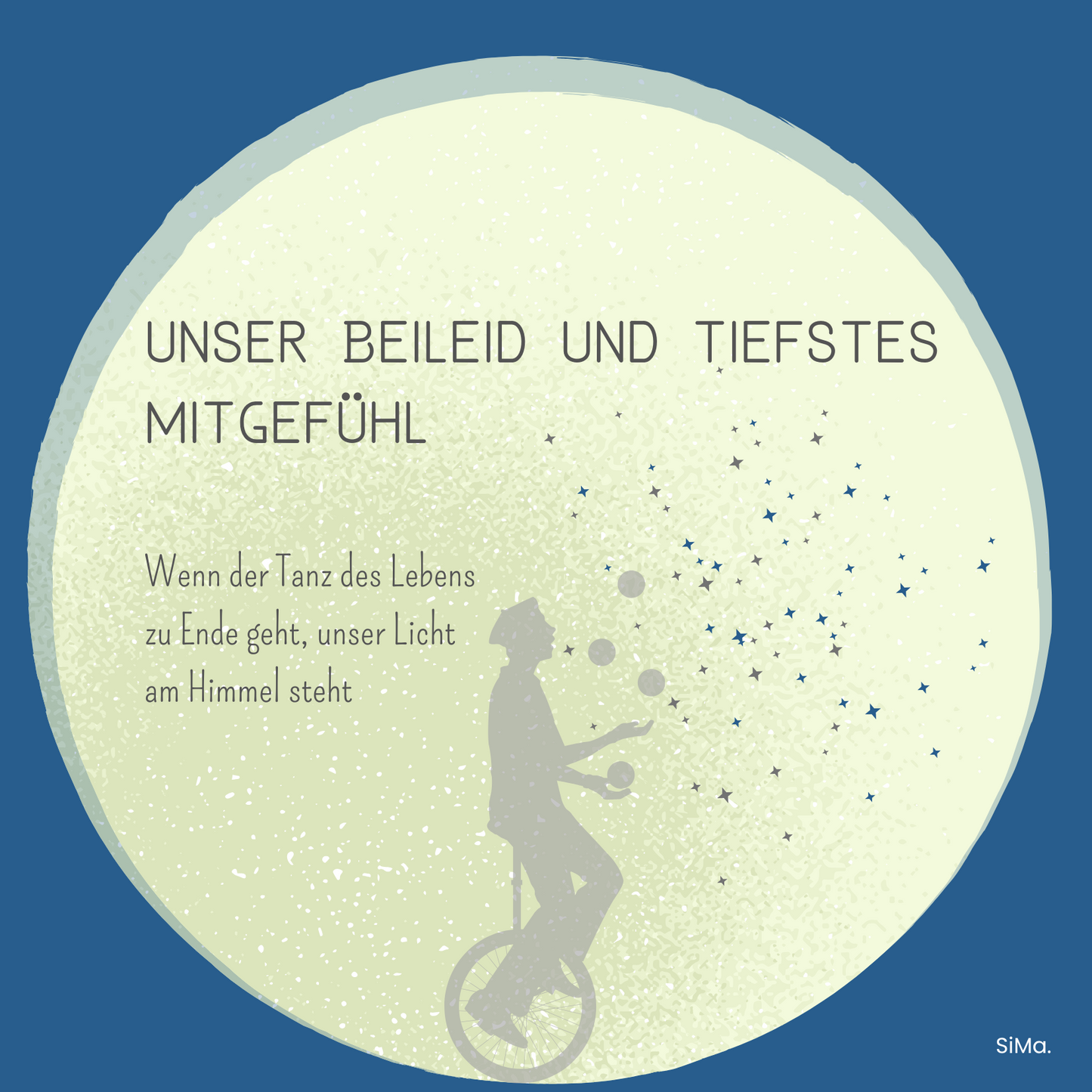 Beileid 24 - 5er Set Kartonkarten