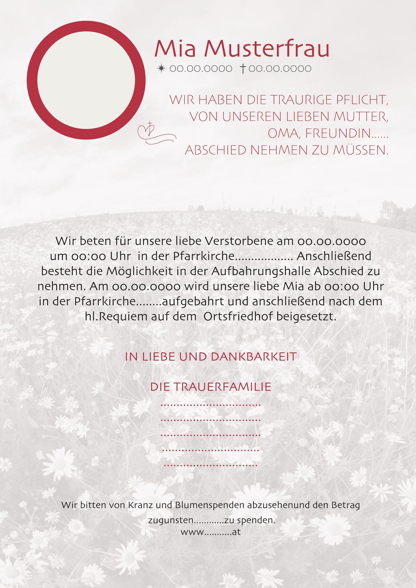 Grau 01 - Digitale Vorlage