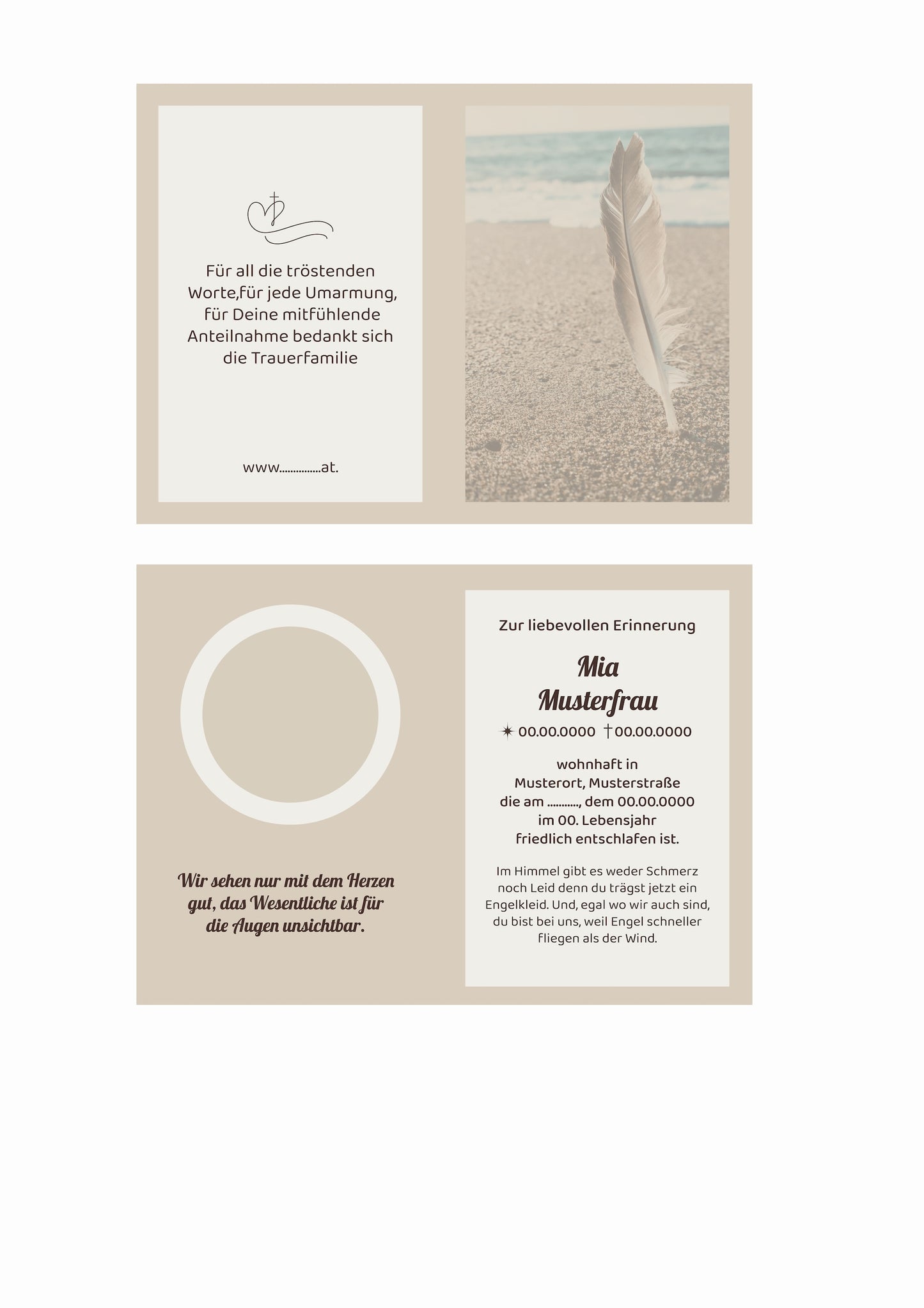 Taupe 01 - Digitale Vorlage