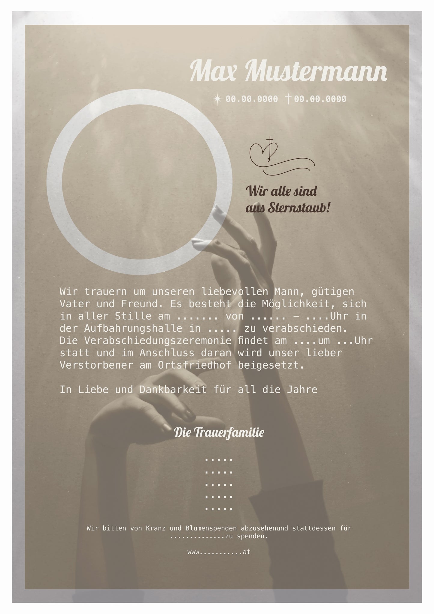 Taupe 02 - Digitale Vorlage