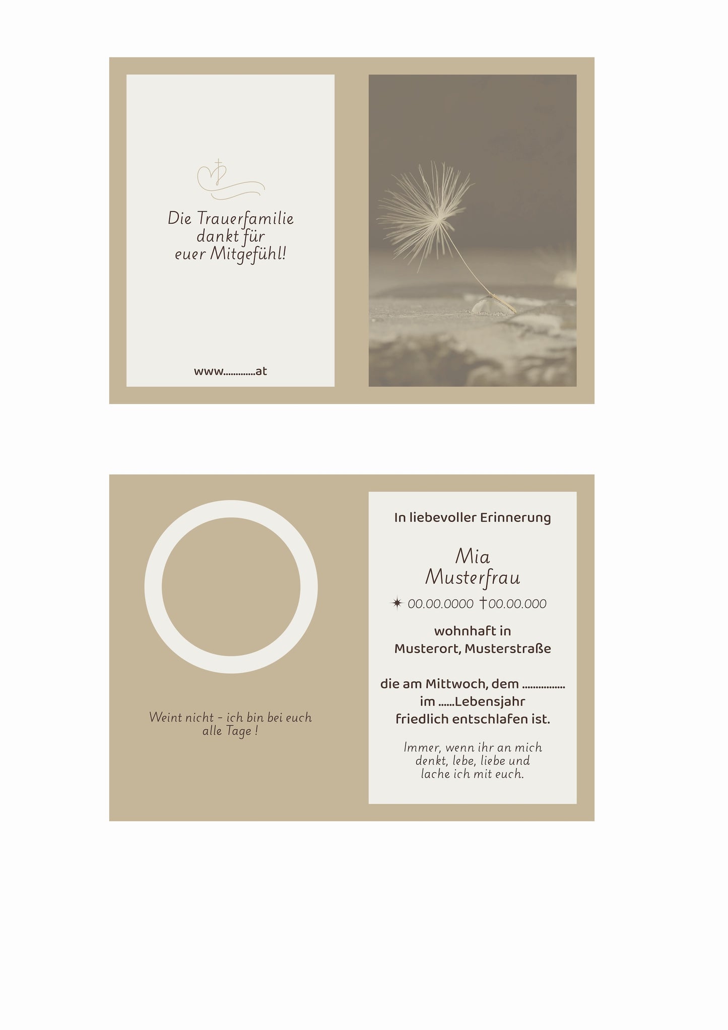 Taupe 03 - Digitale Vorlage