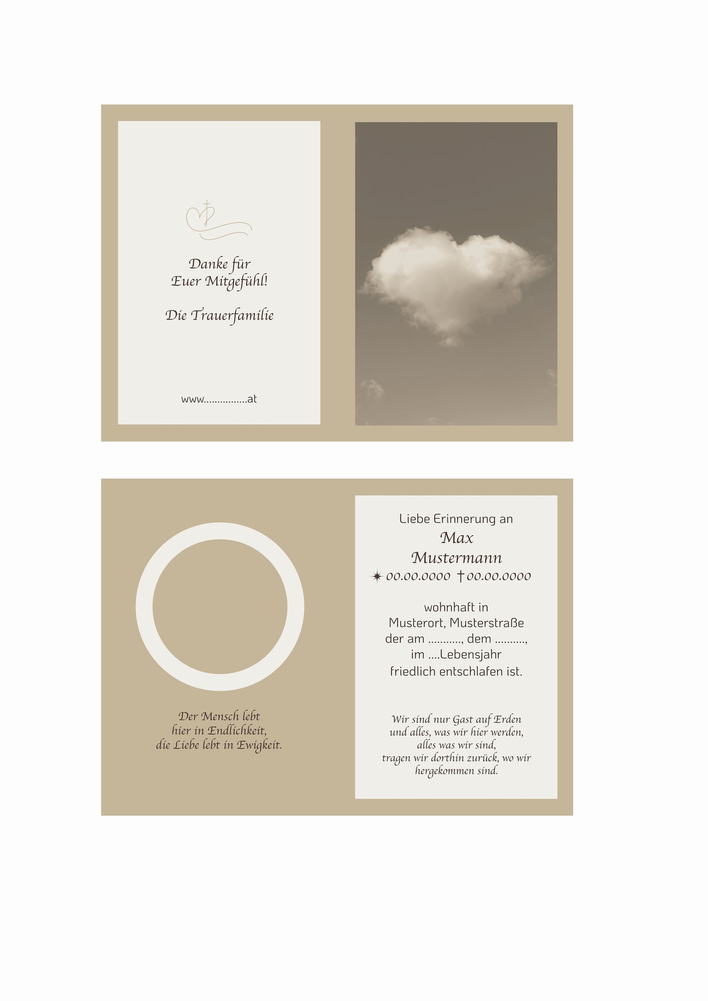 Taupe 04 - Digitale Vorlage