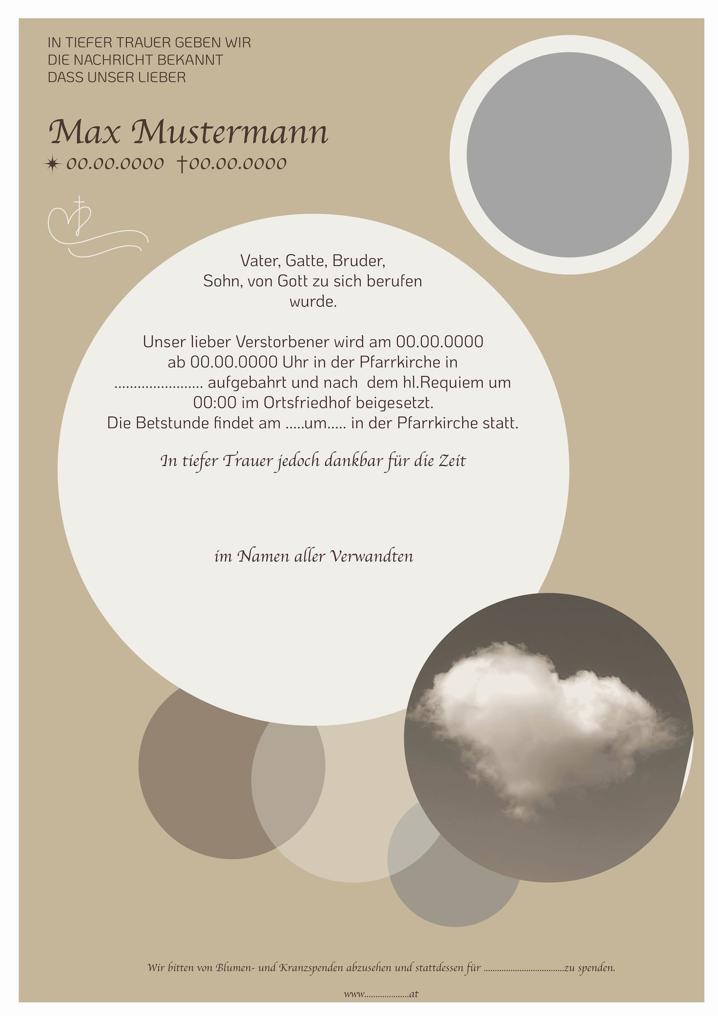 Taupe 04 - Digitale Vorlage