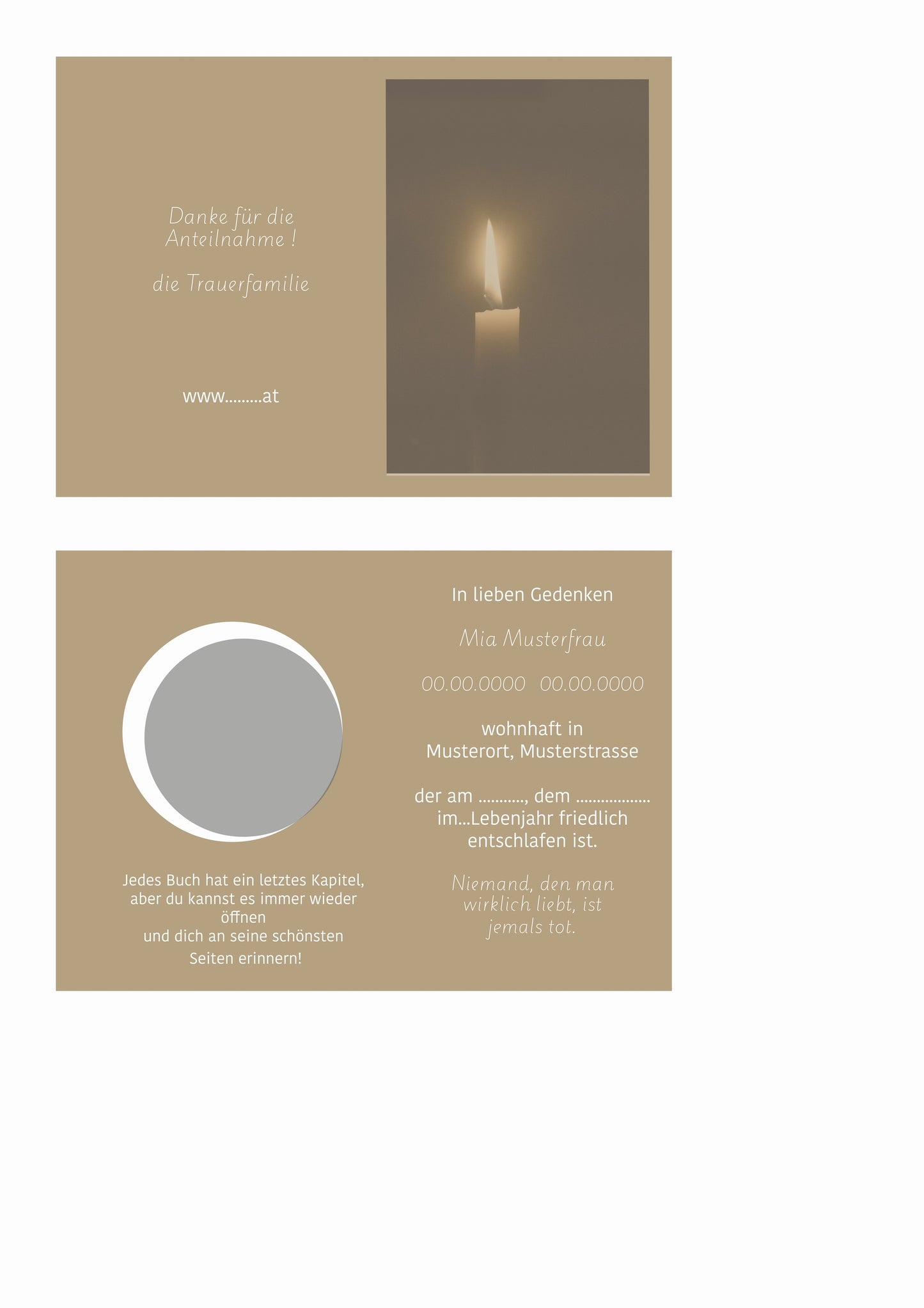 Taupe 06 - Digitale Vorlage