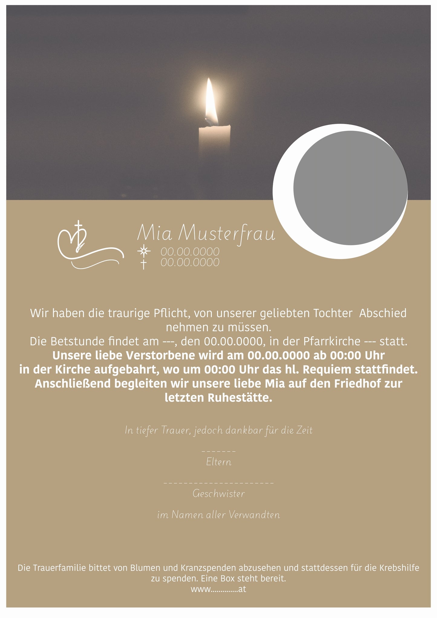 Taupe 06 - Digitale Vorlage