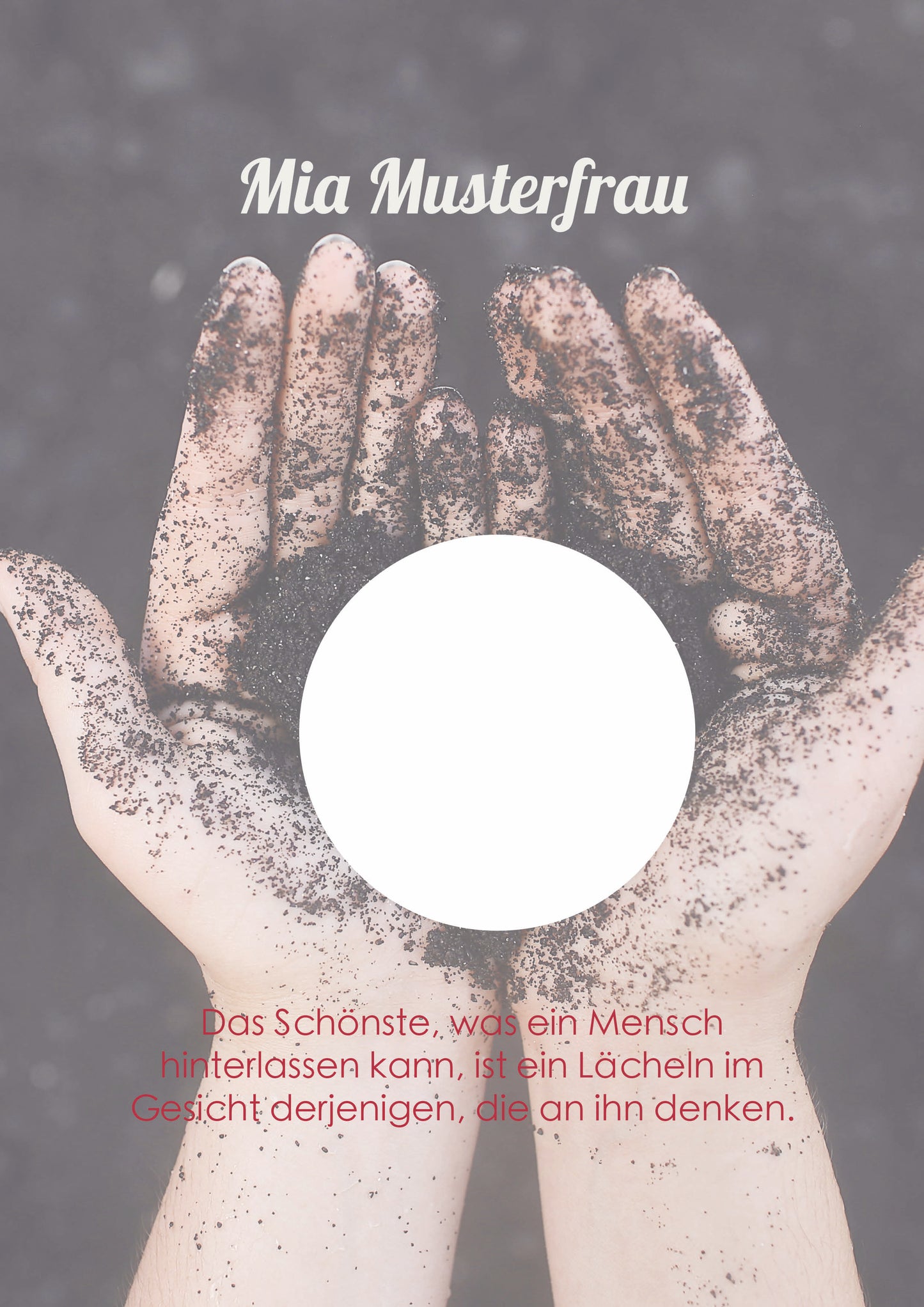 Grau 02 - Digitale Vorlage