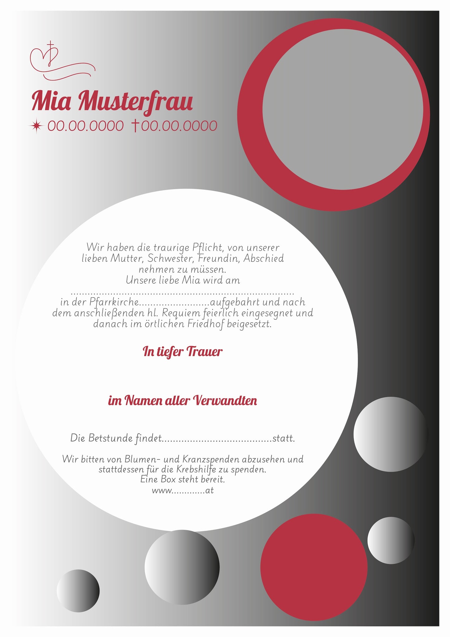 Grau 03 - Digitale Vorlage