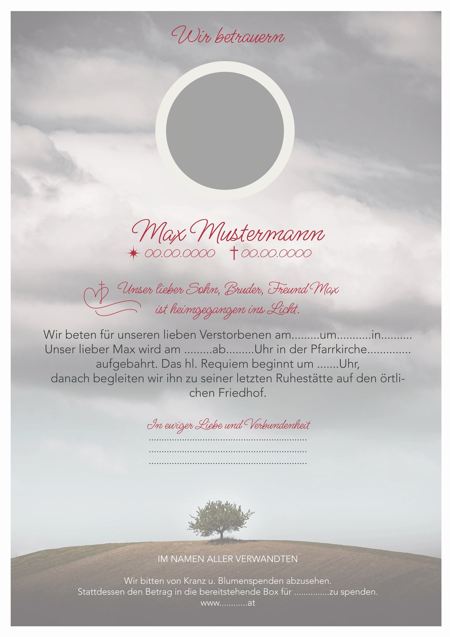 Grau 05 - Digitale Vorlage