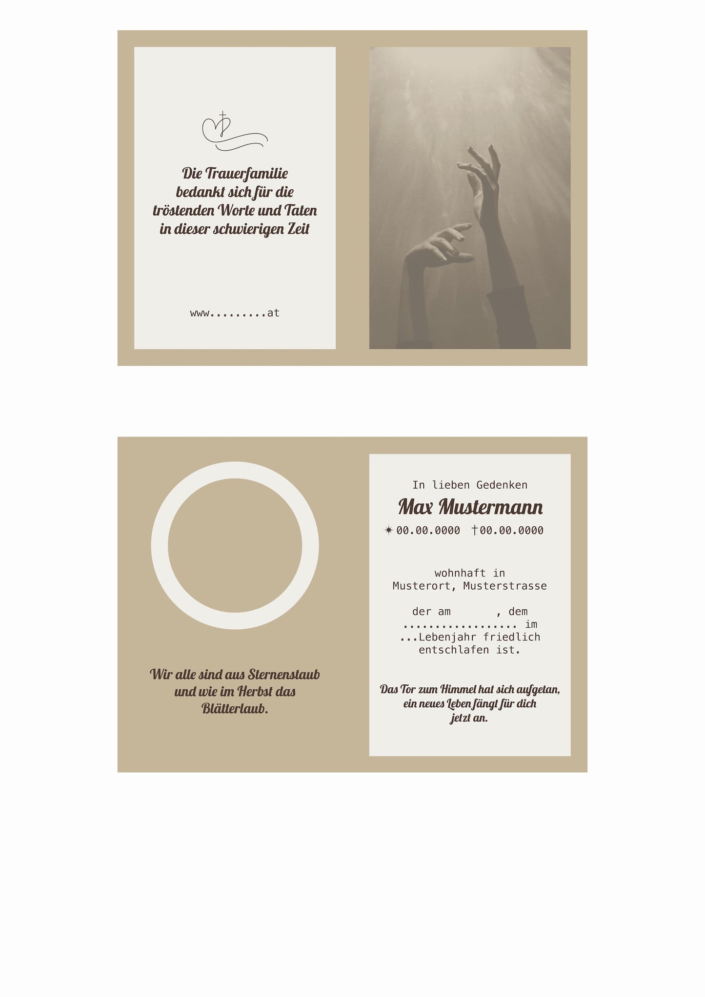 Taupe 02 - Digitale Vorlage