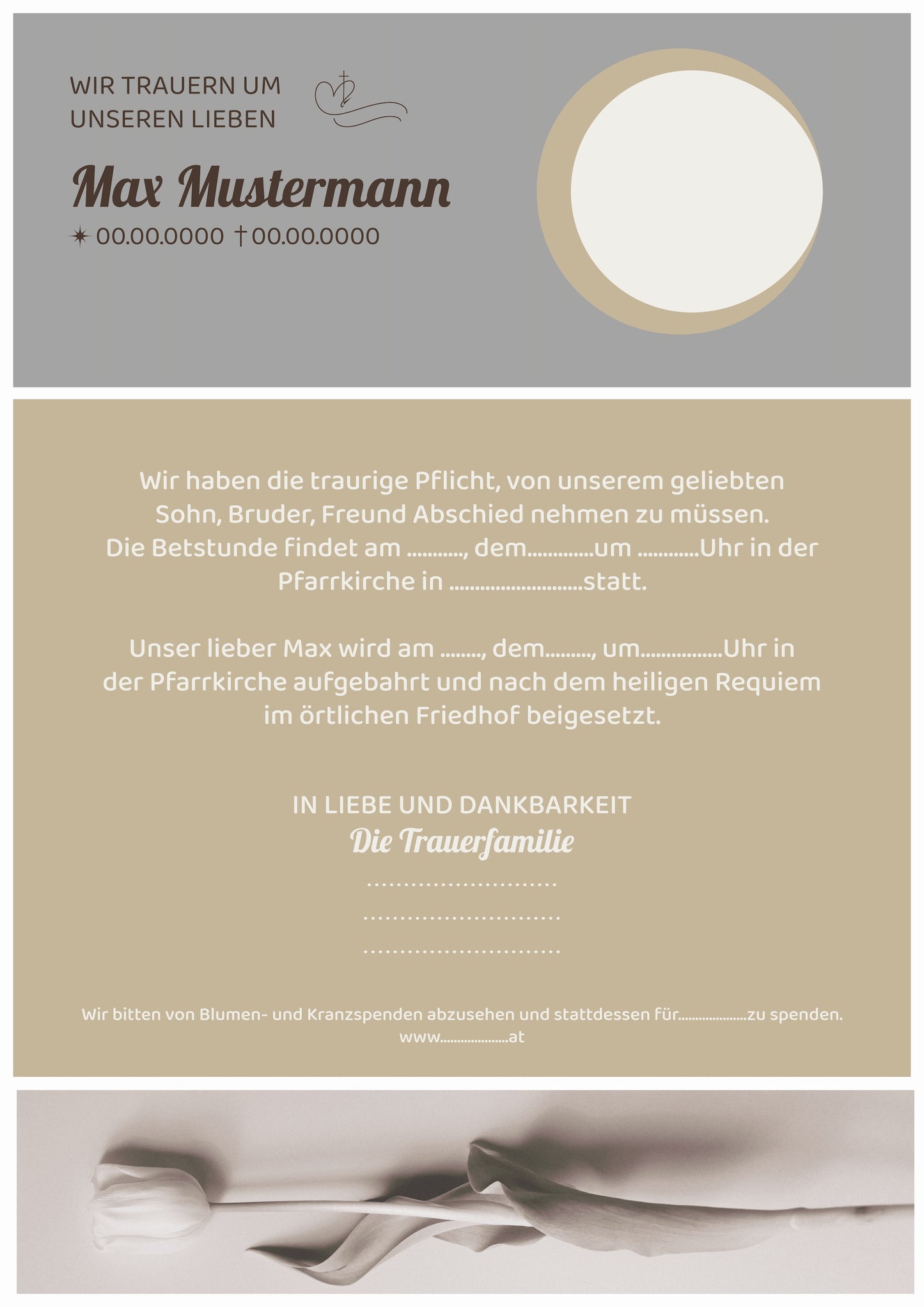 Taupe 05 - Digitale Vorlage